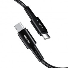 Cablu Type-C 100W încărcare rapidă 2m negru ESSAGER EXCTT1-CGA01