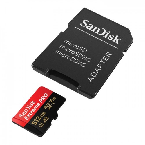 Карта пам'яті 512 ГБ microSDXC UHS-I U3 A2 SanDisk Extreme Pro SDSQXCD-512G-GN6MA