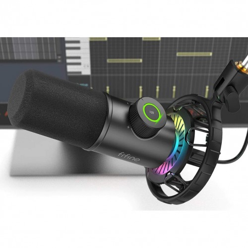 Мікрофон студійний динамічний USB Fifine K658