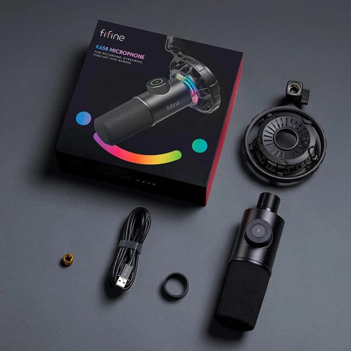 Мікрофон студійний динамічний USB Fifine K658