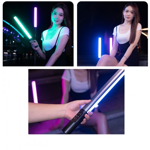 Iluminator LED îngust RGB CRI 95+ 2500-9000K 9W Puluz PU635