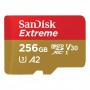 Card de memorie 256 GB microSDXC UHS-I U3 A2 SanDisk Extreme SDSQXAV-256G-GN6GN
