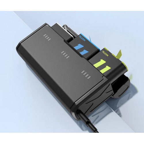 Зарядка GoPro 12/11/10/9 швидка до 15Вт Telesin GP-HPK-011