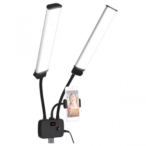 Світлодіодна лампа подвійна 3200-5600К 45Вт Puluz HD-45X