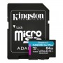 Карта памяти 64 ГБ U3 V30 A2 microSDXC Kingston Canvas Go! Plus SDCG3/64GB