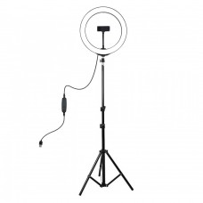 Кольцевая лампа 26см на штативе 108см Puluz PKT3035
