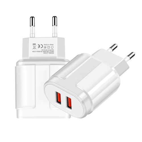 Зарядний пристрій з подвійним USB 2.4а 15Вт Puluz SYA001167801B