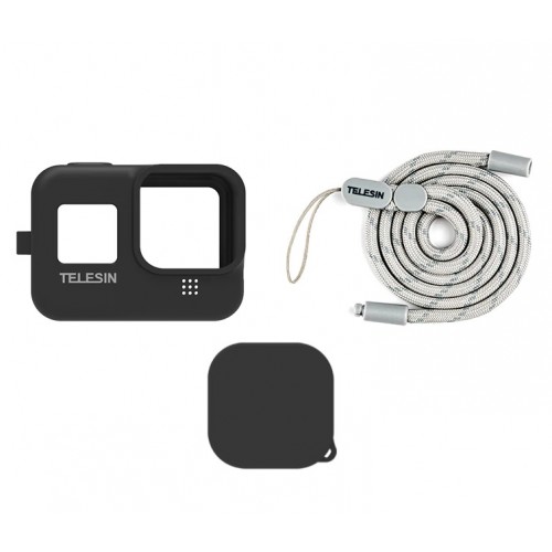 Чохол GoPro 8 силіконовий з ковпачком Telesin GP-PTC-802
