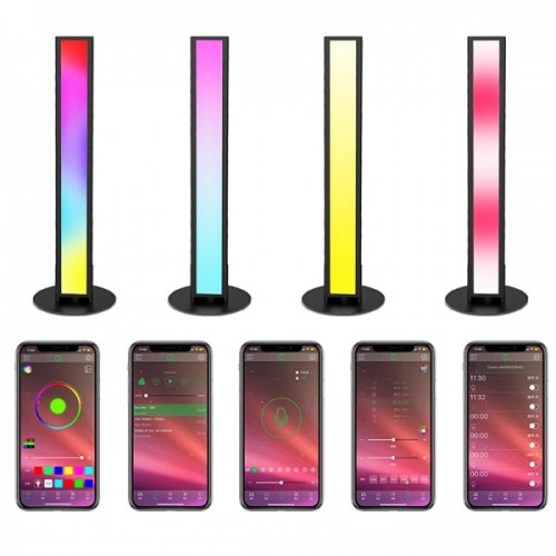 Panou LED RGB dublu cu Bluetooth Puluz TBD0601694802A