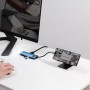 Концентратор хаб USB Type-C 8в1 картридер зарядка 100Вт Baseus Metal Gleam WKWG000103