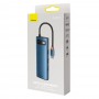 Концентратор хаб USB Type-C 8в1 картридер зарядка 100Вт Baseus Metal Gleam WKWG000103