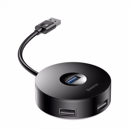 Хаб адаптер USB 3.0 3xUSB 2.0 5Гбит/с 1м Baseus Round Box CAHUB-F01