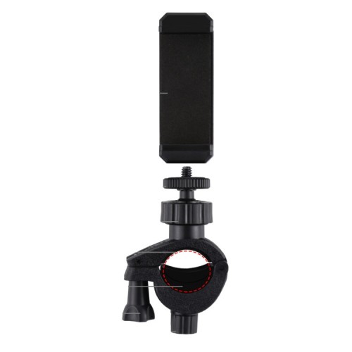 Тримач для телефону на трубу стійку кермо велосипеда 17-35мм Puluz PU266