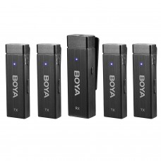 Microfon wireless cu patru canale 30m 2.4GHz Boya BY-W4