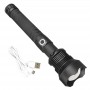 Ліхтар алюмінієвий LED XHP70 50000lum 18650 26650 IPX-6 AC Prof LED1016B