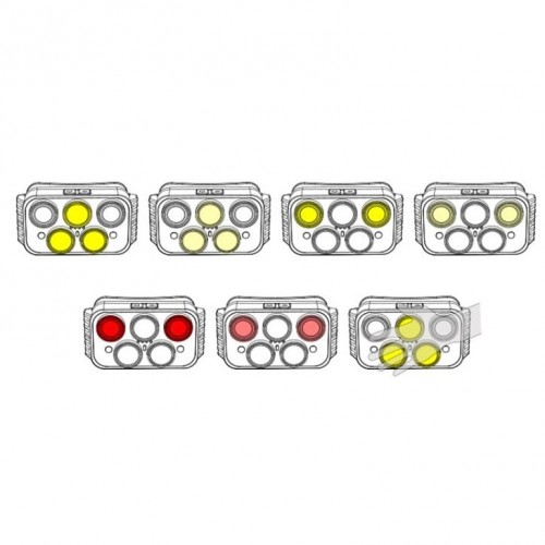 Ліхтар налобний з керуванням жестами 5x LED 1000мАч Puluz TBD0602857202