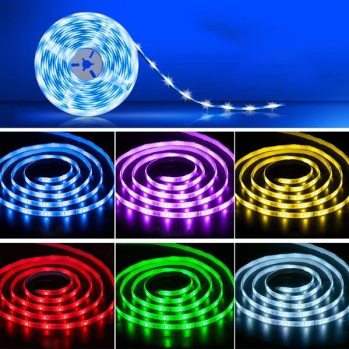 Світлодіодна стрічка RGB 10м 180 SMD 5050 LED Puluz ZY75101016AA