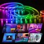 Світлодіодна стрічка RGB 10м 180 SMD 5050 LED Puluz ZY75101016AA