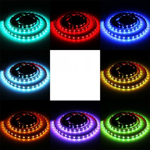 Світлодіодна стрічка RGB 1м 60 SMD-5050 LED USB Puluz LED0620