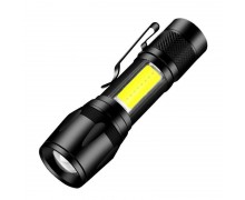 Mini lanternă din aluminiu XPE Q5 + COB 600mAh Smiling Shark TT611