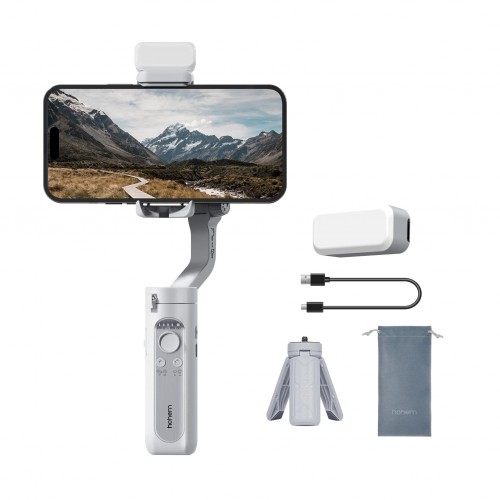 Stabilizator pentru telefon cu iluminare Hohem iSteady XE kit