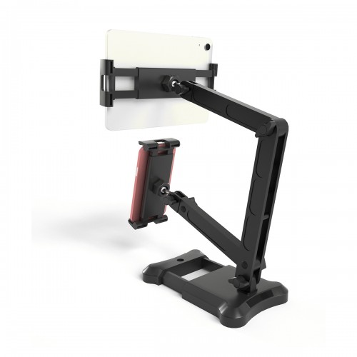 Suport pentru telefon tablă dual de birou Recordio GAZ-NB30A