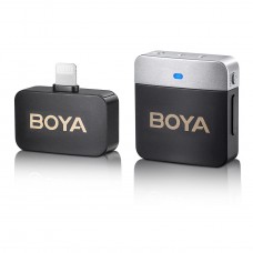 Microfon pentru iPhone wireless mini 60m 2.4GHz Boya BY-M1V5