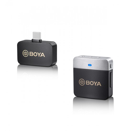 Microfon wireless Type-C mini 60m 2.4GHz Boya BY-M1V3