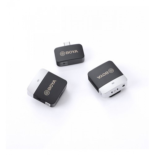 Microfon dual wireless Type-C mini 60m 2.4GHz Boya BY-M1V4