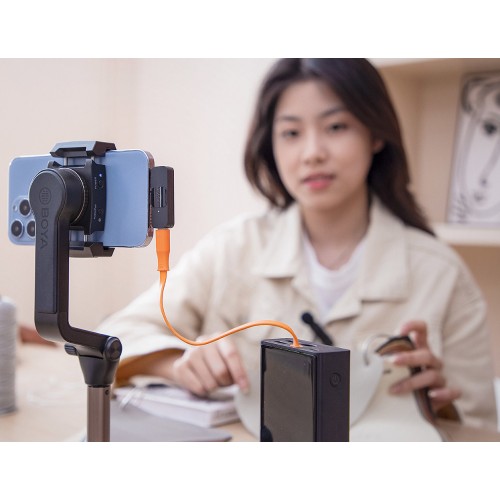 Microfon lavalieră wireless dual iPhone BOYA BY-V2