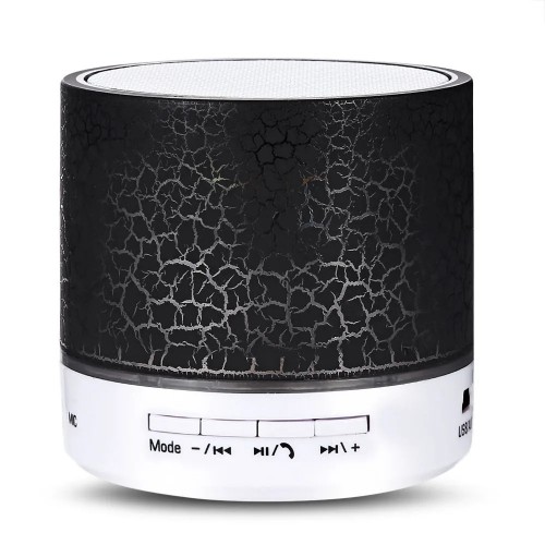 Колонка портативна Bluetooth із підсвіткою чорна AC Prof A9-B