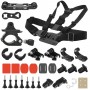 Кріплення на мотоцикл для екшн камери шолом кермо груди AC Prof HQS-NEW-KIT-M02