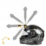 Кріплення на мотоцикл для екшн камери шолом кермо груди AC Prof HQS-NEW-KIT-M02
