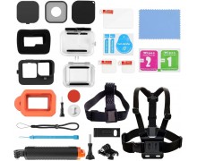 Set de monturi și accesorii GoPro 12/11/10/9 cu carcasă subacvatică, husă și obiectiv AC Prof HQS-B888