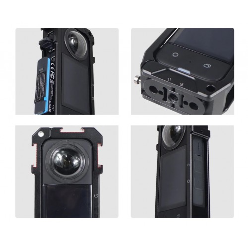 Рамка/клетка Insta360 X3 с башмаком алюминиевая AC Prof IN-X3-10
