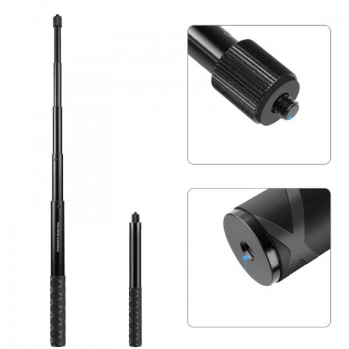 Монопод для Insta360 з кріпленням на мотоцикл велосипед 110см AC Prof IN-X3-18
