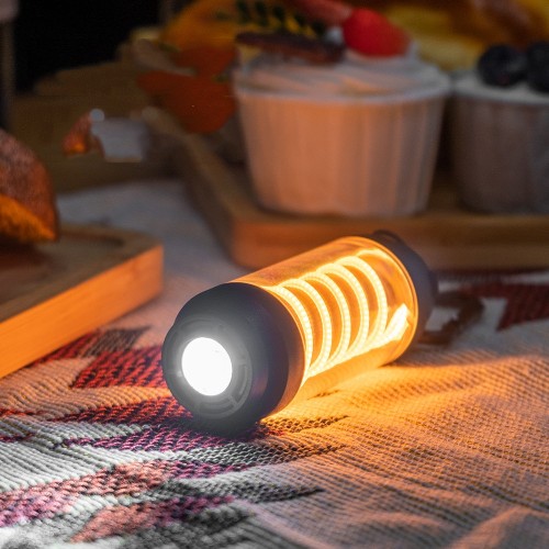 Лампа/ліхтар для кемпінгу 1900-6500К 800мАгод IPX4 чорний Puluz TBD0603758801C