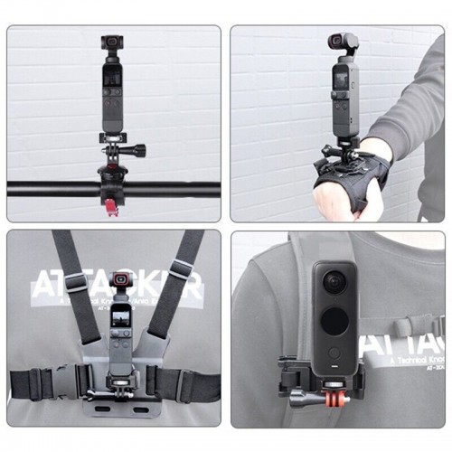 Адаптер на резьбу 1/4 с крепления для экшн-камер Insta360 алюминиевый AC Prof GP99A