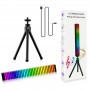 Панель RGB ритм лампа на штативі 20см 5Вт 500мАгод Puluz TBD0601886102