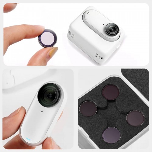 Фільтра Insta360 GO 2/3 набір CPL+ND8/16/32 TELESIN IS-FLT-GO3