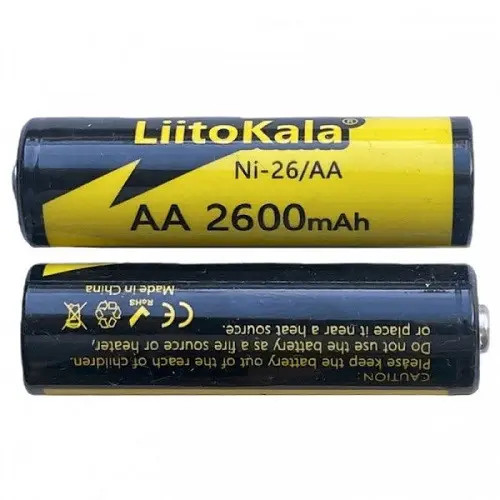 Акумулятор АА 2600мАг 1.2В LiitoKala Ni-26/АА