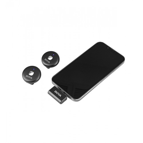 Бездротовий мікрофон подвійний Lightning 2.4ГГЦ 50м BOYA Omic-D