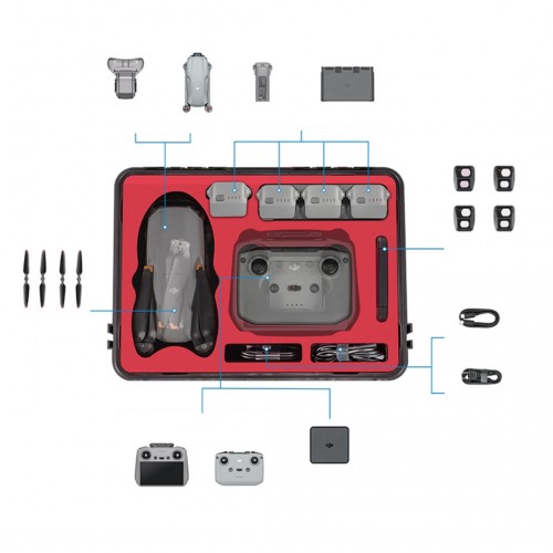 Кейс для DJI Air 3 Fly More Combo защитный пластиковый герметичный STARTRC 1125191