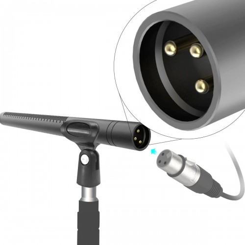 Микрофон пушка гиперкардиоидный для голоса XLR SYNCO D2