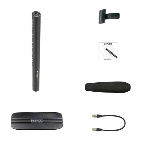 Микрофон пушка гиперкардиоидный для голоса XLR SYNCO D2