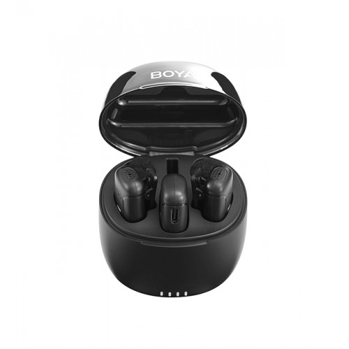 Microfon wireless digital pentru iPhone Lightning cu carcasă BOYA BY-WM3T-D2