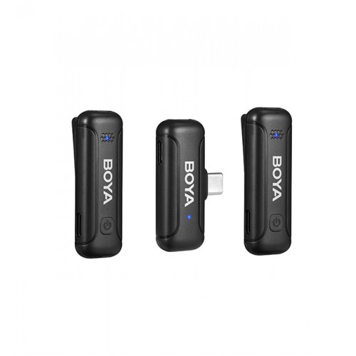Microfon wireless digital pentru Android iPhone Type-C cu carcasă BOYA BY-WM3T-U2