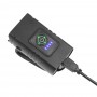 Велосвітло комплект передня/задня фара USB 1000мАгод LED T6 AC Prof BK02