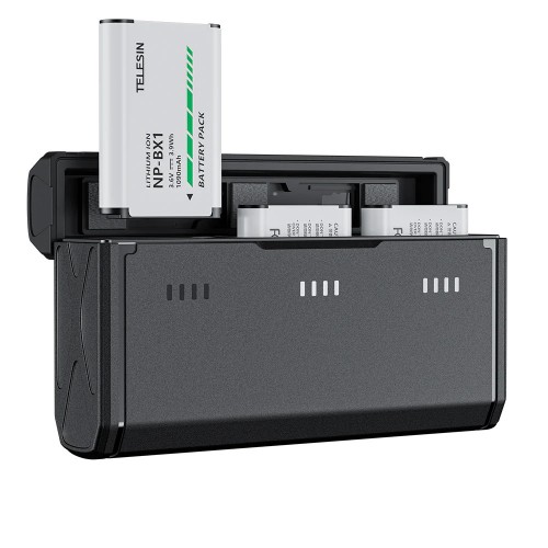 Зарядка + два акумулятори Sony NP-BX1 Telesin CMR-001