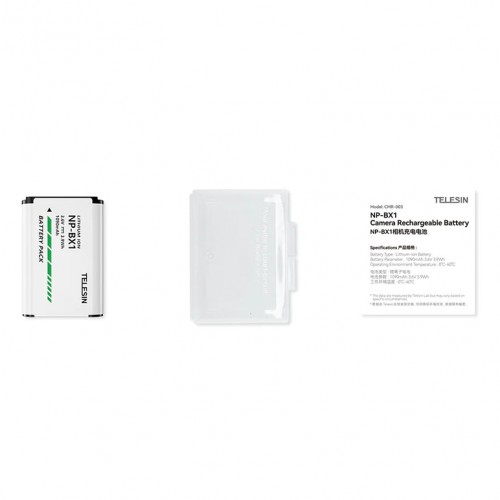 Акумулятор Sony NP-BX1 Telesin CMR-003